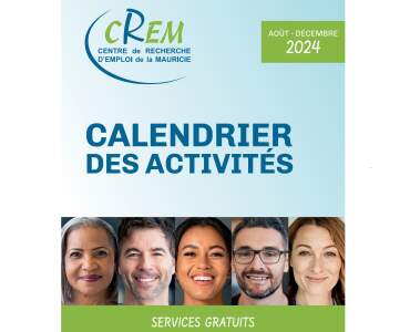 Calendrier de nos activités août-décembre 2024