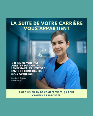 Vous avez 50 ans ou plus? Bilan de carri&egrave;re.